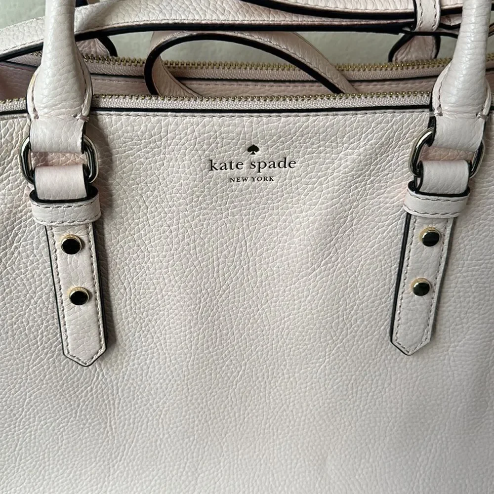 New Kate Spade Mulberry Street Leighann Pebble Leather Crossbody Tote